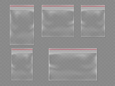 Sealed polythene 3d bags or realistic plastic pack