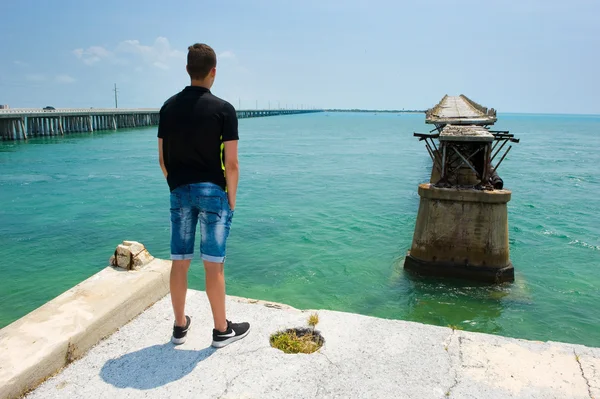 Bahia honda järnvägsbro — Stockfoto