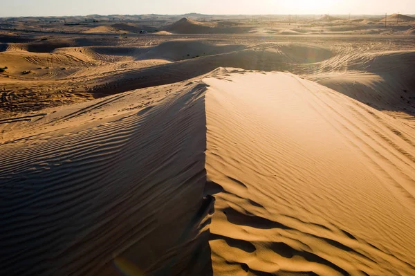 Sanddyner i öknen — Stockfoto