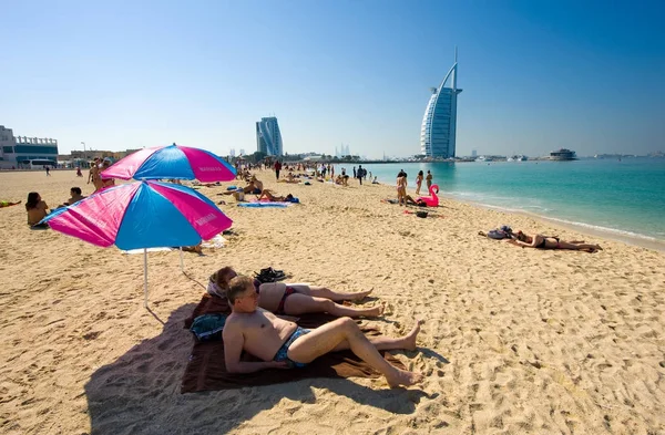 Openbare strand van Dubai — Stockfoto