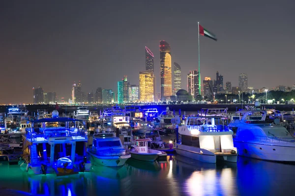 Yacht harbour-Abu Dhabi — Stock Fotó