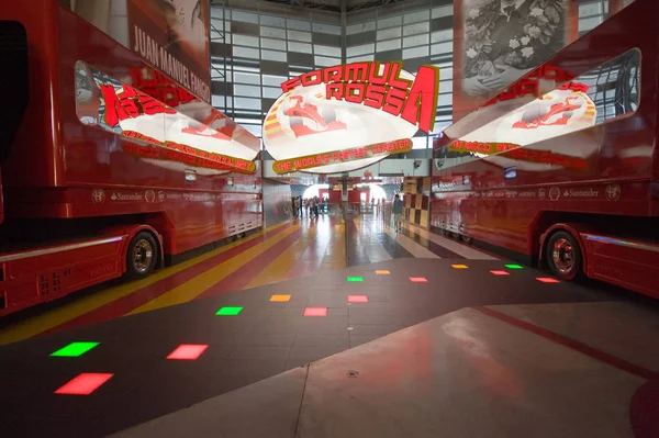 Interiér z Ferrari world — Stock fotografie