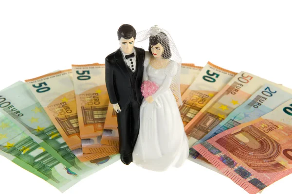 Married couple and money — Stock Photo, Image