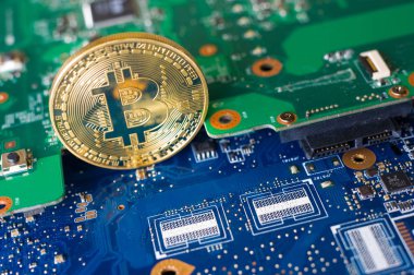 anakart üzerinde bitcoin
