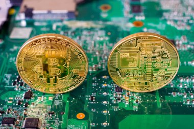 Anakart üzerinde Bitcoins