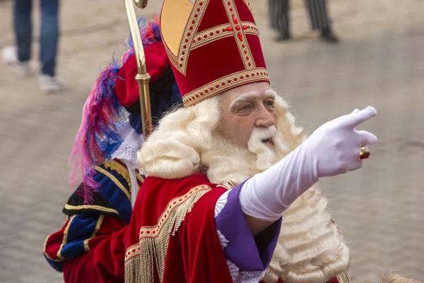 Sinterklaas komt aan in Nederland — Stockfoto