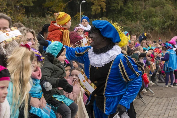 Sinterklaas抵达荷兰 — 图库照片