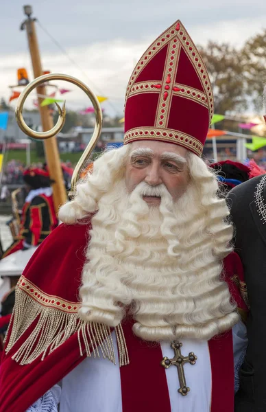 Sinterklaas抵达荷兰 — 图库照片