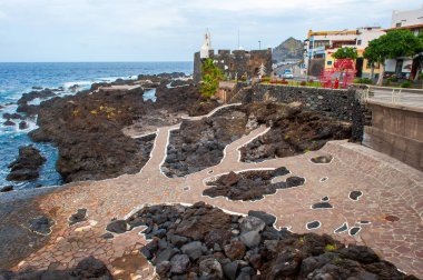 Garachico 'da okyanus manzarası