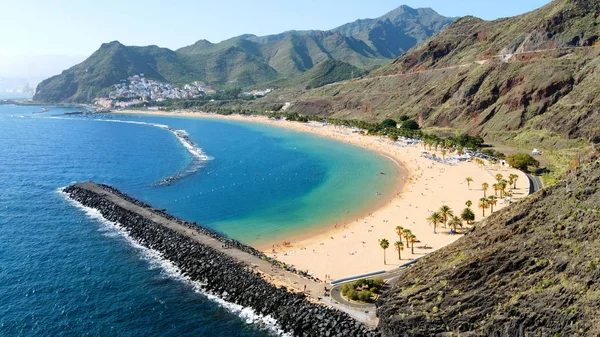 Playa de Las Teresitas Przewodniczący — Zdjęcie stockowe