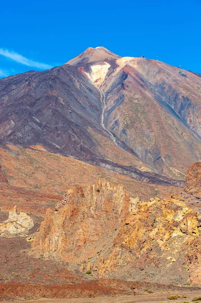 Κορυφή του ηφαίστειο teide — Φωτογραφία Αρχείου