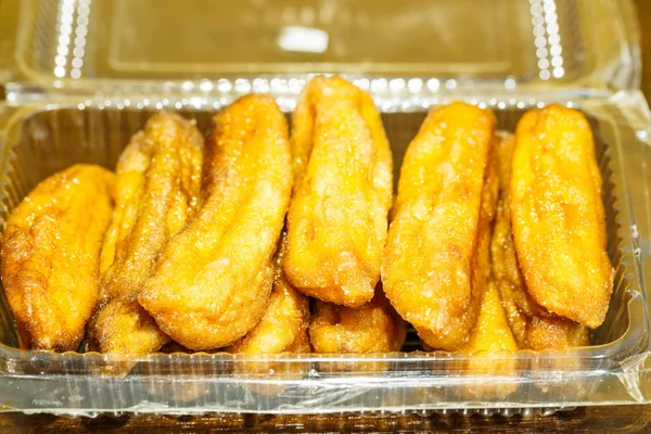 Banana bake Honey in box — Stock Photo, Image