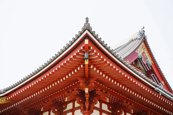 Tokio, Japani - 30. huhtikuuta 2560: Sisäänkäynti Asakusan temppeliin ja vanha Sensojin pyhäkkö, kuuluisa paikka vierailijoille . — kuvapankkivalokuva