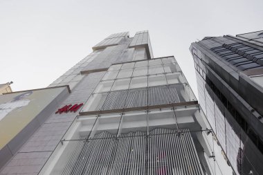 Tokyo - 2,2017 olabilir: iş Shibuya Road, Ja biri üzerinde kurma