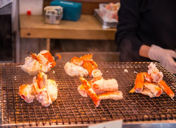 Grelhados em Tsukiji Market, Japão — Fotografia de Stock