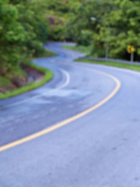 ぼやけ道路曲線 — ストック写真