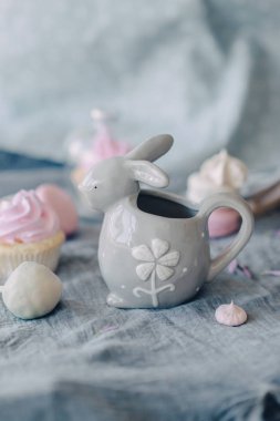 Seramik Kupası - bunny ve güzel tatlı
