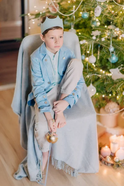 Çocuk kostüm küçük prens — Stok fotoğraf