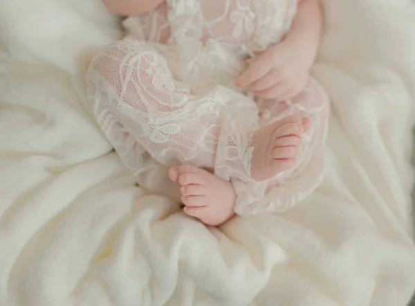 Bare foot of a baby — Stock Photo, Image