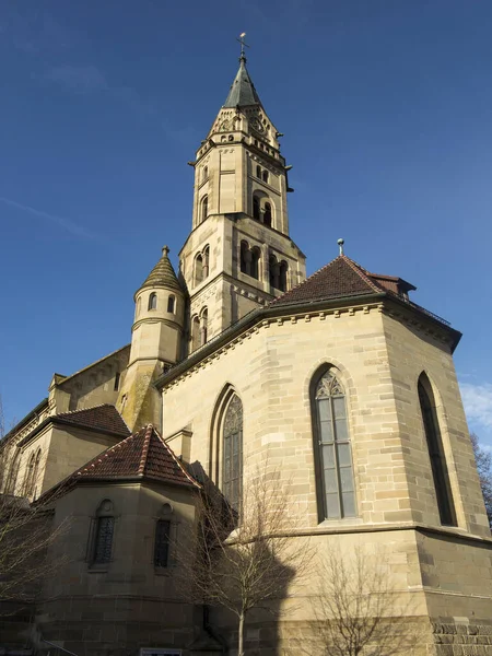 Протестантская Церковь Святой Екатерины Швайбич Холле Германии — стоковое фото