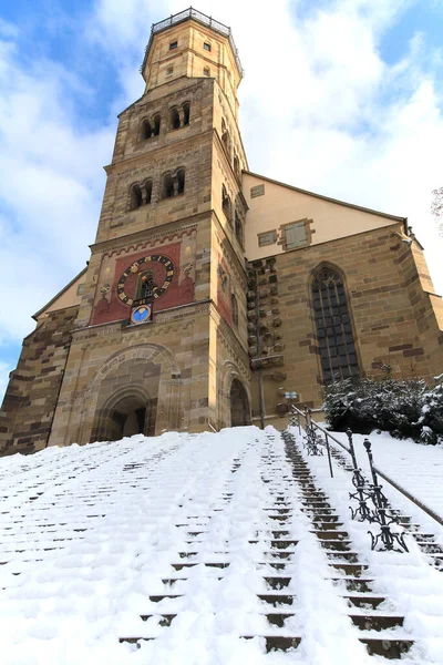 Treppe Zur Michaels Kirche Schwäbisch Hall — Stockfoto