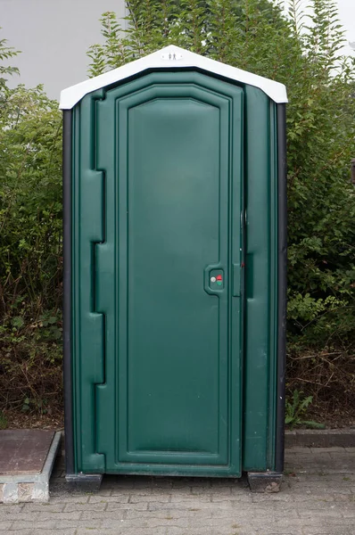 Portable Plastic Toilet Construction Site — Stock Photo, Image