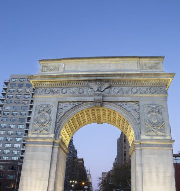 Washington Square Monumentgreenwich Köyü, Manhattan, New York City.