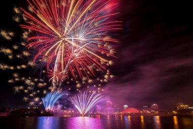 Fireworks uygulamasında şehir tatilleri kutlama