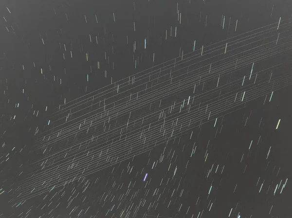 Starkink Satellites Trails Night Sky Seen Cordoba Argentina Mat 6Th — Stock Photo, Image