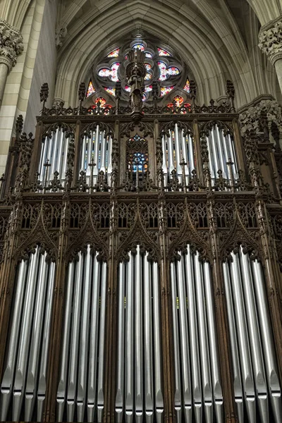 Órgão de tubo de St Patrick igreja — Fotografia de Stock