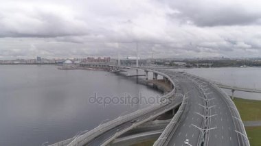 Saint Petersburg Stadyumu, hava video olarak da adlandırılır Zenit Arena, FIFA Konfederasyonlar Kupası 2017, 2018 Dünya Kupası, Rusya, Saint Petersburg, 1 Ekim 2017
