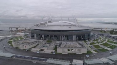 Saint Petersburg Stadyumu, hava video olarak da adlandırılır Zenit Arena, FIFA Konfederasyonlar Kupası 2017, 2018 Dünya Kupası, Rusya, Saint Petersburg, 1 Ekim 2017