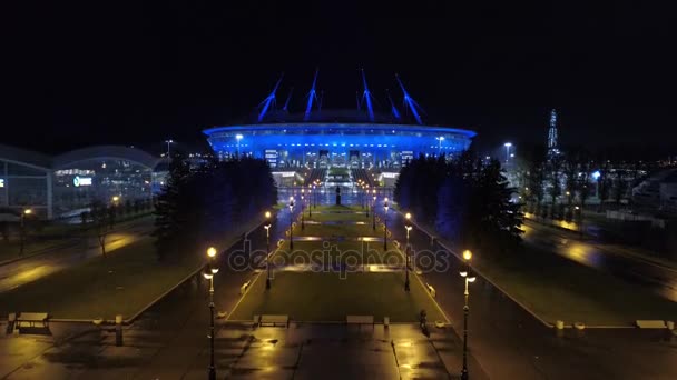 Aerial Video Saint Petersburg Stadium Also Called Zenit Arena Fifa — Stock Video