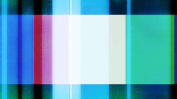 Kunstvolle farbige Balken — Stockvideo