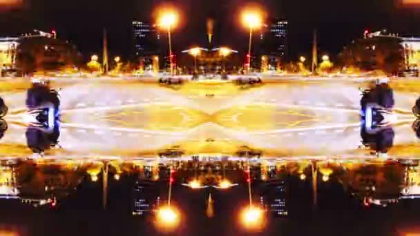 lumières et formes abstraites miroir 