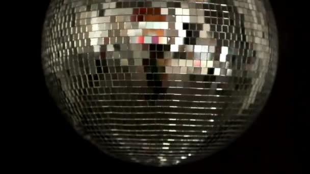 Classic disco bal spinnen — Stockvideo