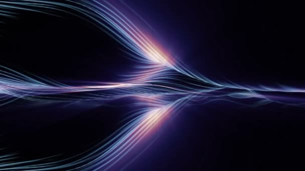 抽象流体形式波纹和流视频回路 — 图库视频影像