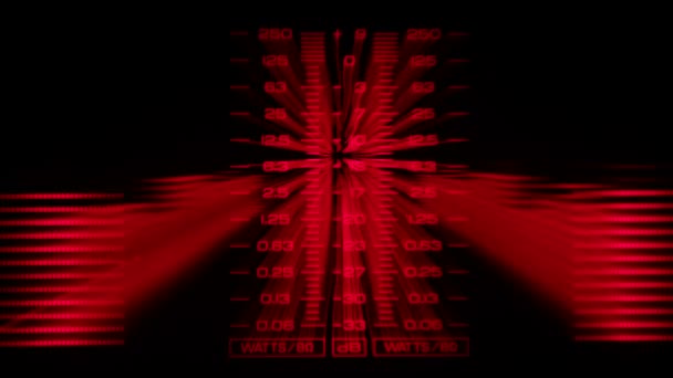 Spettro rosso sfocato — Video Stock