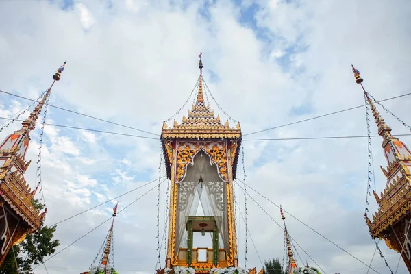 Crematório Templo Tailândia Cultura Crematória — Fotografia de Stock