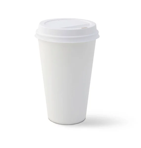 Tazza di caffè bianco bianco — Foto Stock