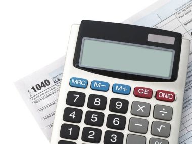 Hesap makinesi ile 1040 vergi formu