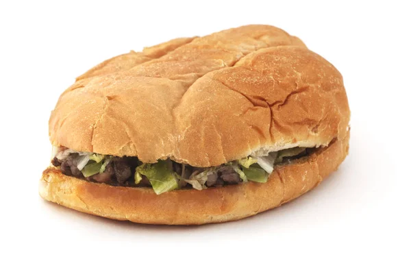 Bistecca isolata Sandwich — Foto Stock