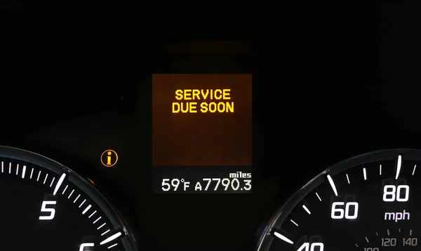 Araba Servisi uyarı ışığı