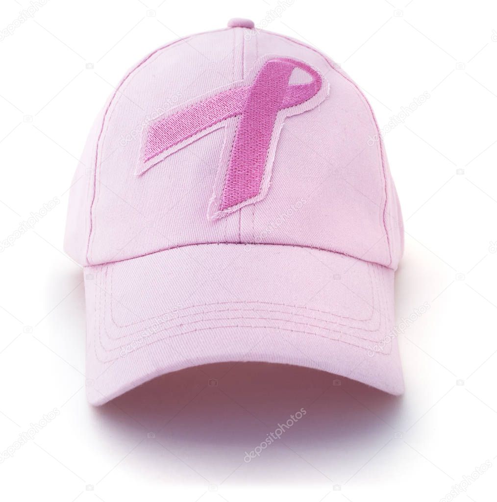 Breast Cancer Hat  Pink Ribbon
