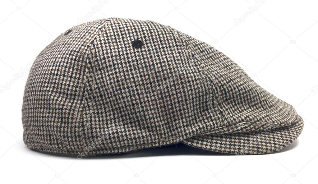 Isolated Newsboy Cap