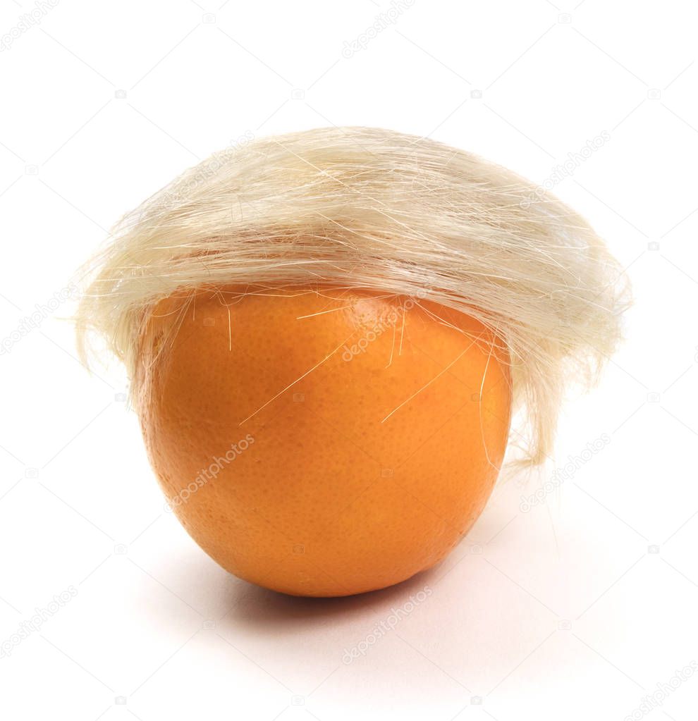 Orange Man With Blond Hair