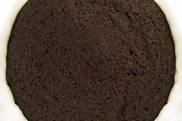 Buttercream のフロスティングとチョコレートのスポンジ ケーキ — ストック写真