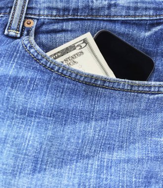 Mavi Jeans ile beş dolar ve akıllı telefon.
