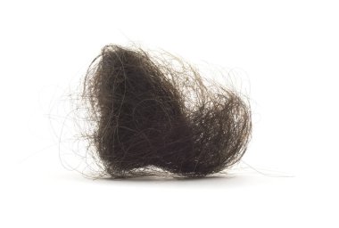 Isolated Pile Of Hair clipart
