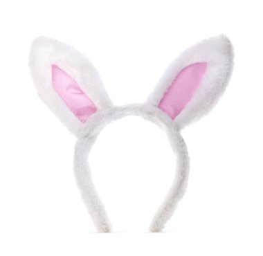 Paskalya Bunny kulaklar izole